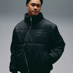 NWT-SILNT CHPTRS-MENS BLACK PUFFER JACKET-SIZE SMALL